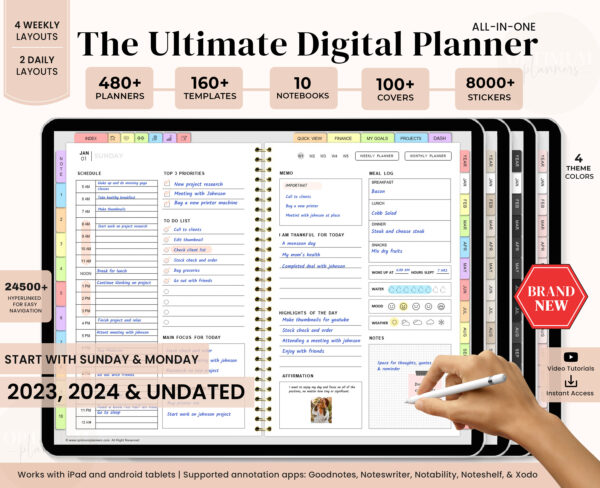 The Ultimate Digital Planner (All-in-One)