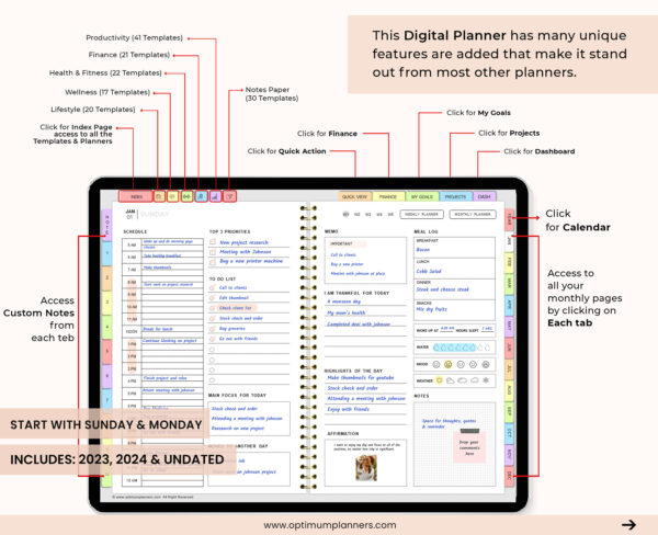 The Ultimate Digital Planner (All-in-One) - Image 2
