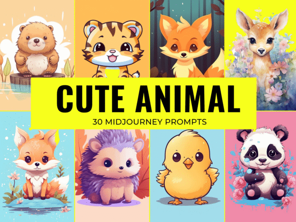30+ Cute Animal Midjourney Prompts