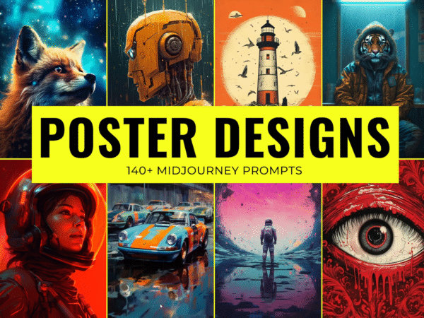 140+ Poster Desings Midjourney Prompts