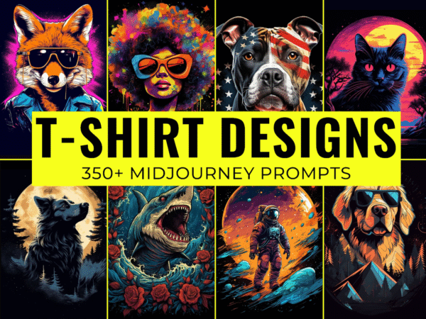 350+ T-Shirt_Designs Midjourney Prompts