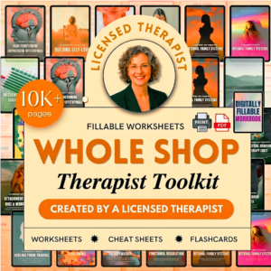 The Therapist Toolkit : Therapy Worksheets, Exercises & Client Tools Instantly (10k+)